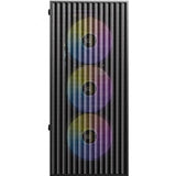 Antec AX27 RGB Elite Mid-Tower Gaming PC Case with Tempered Glass, Full Mesh Front Panel, 4 Pre-installed 120mm Fixed-RGB Fans, ATX/Micro-ATX/ITX Compatible, Black