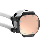 Antec Vortex Lum 360 ARGB White CPU Liquid Cooler - Intel & AMD Compatible, 3 x 120mm ARGB Fans, Suspended Spiral Pump Head, Enhanced Cooling Performance