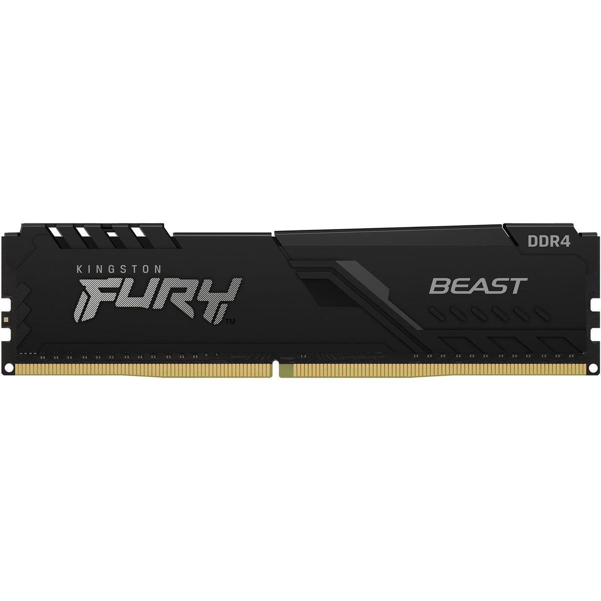 Kingston FURY Beast KF432C16BB/16 16GB (1x 16GB) DIMM System Memory, 3200MHz, DDR4, CL16, Black, Intel XMP