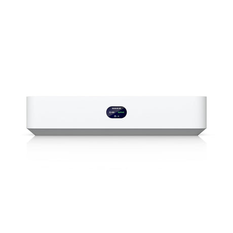 Ubiquiti UniFi Network Video Recorder Instant, Compact UniFi Protect NVR with 3.5" HDD support, featuring an integrated 6-port PoE switch, integrated HDMI View Port, and a capacity for (6) 4K cameras or (15) Full HD cameras