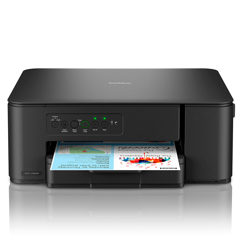 Brother 3-in-1 Compact Wireless Inkjet Printer DCP-J1260W