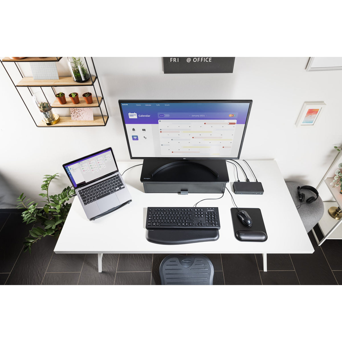 Kensington SmartFit Easy Riser Laptop Cooling Stand - Grey