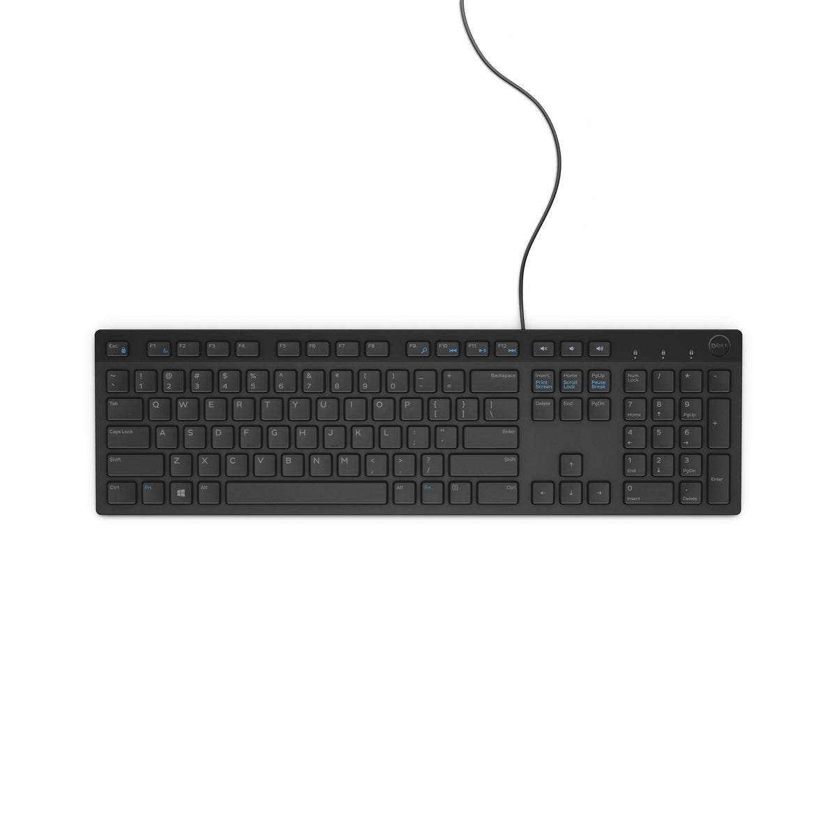 DELL Wired Keyboard - KB216 - UK (QWERTY) - Black - (RTL BOX)