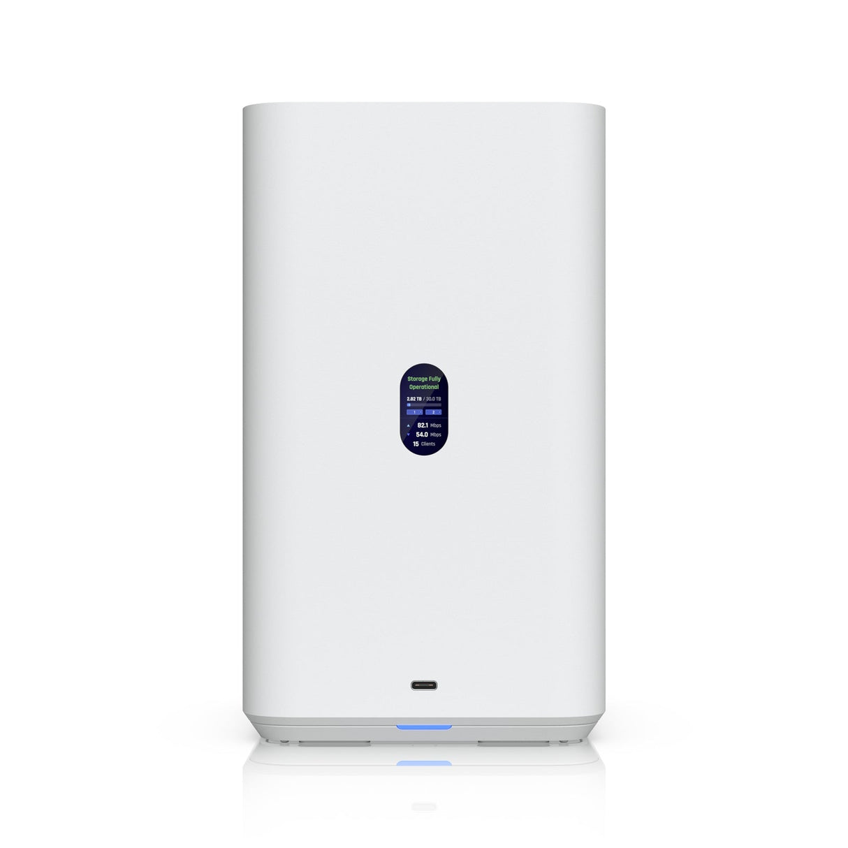 Ubiquiti UNAS-2-W UniFi NAS 2 Bay 2.5GbE RJ45 Network Attached Storage Device (White)