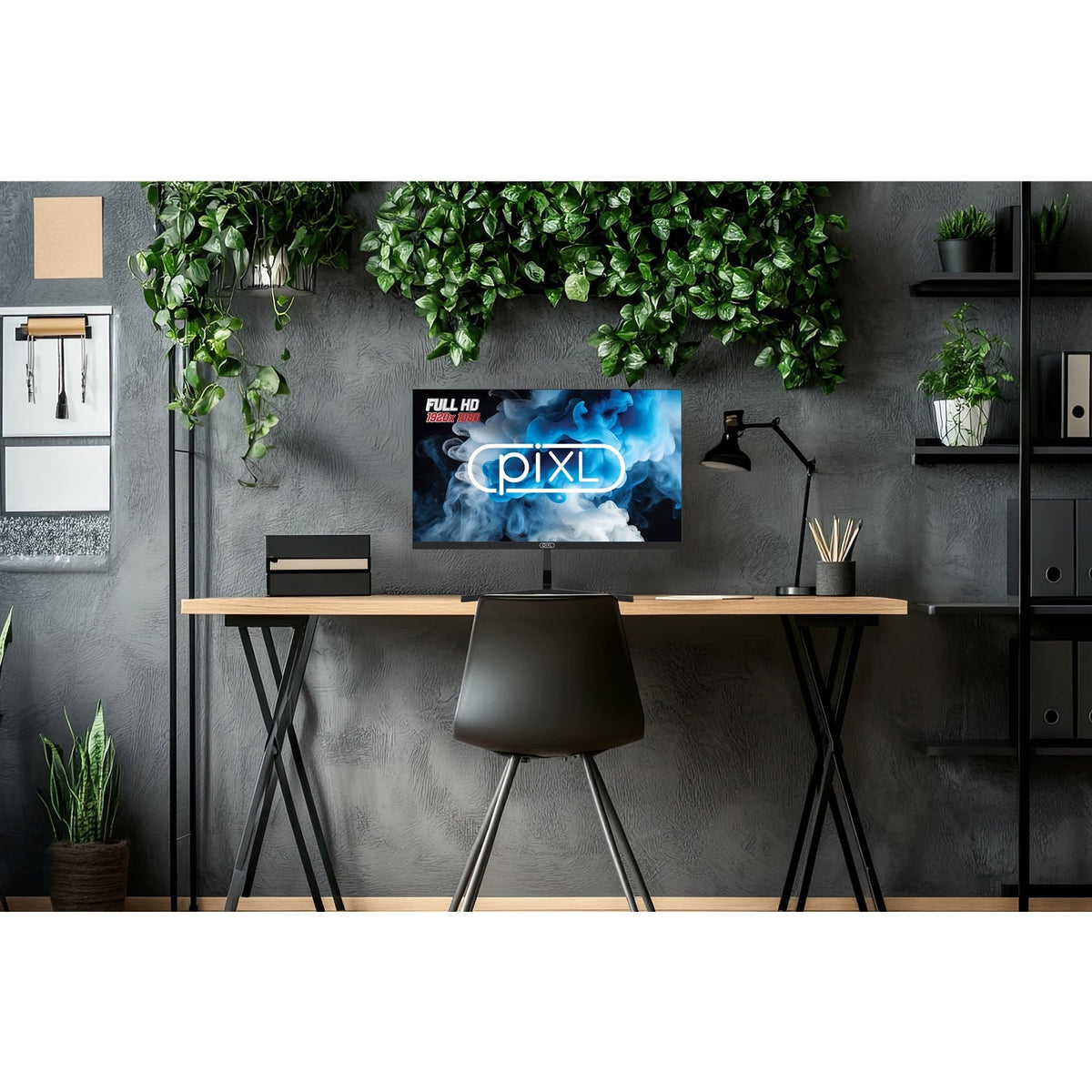piXL CM215F17D 21.5 Inch Full HD Monitor with 100Hz Refresh Rate, 1920 x 1080 Resolution, 5ms Response Time, HDMI & VGA