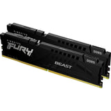 Kingston FURY Beast KF556C40BBK2-64 64GB (2x 32GB) DIMM System Memory, 5600MHz, DDR5, CL40, Black, Intel XMP